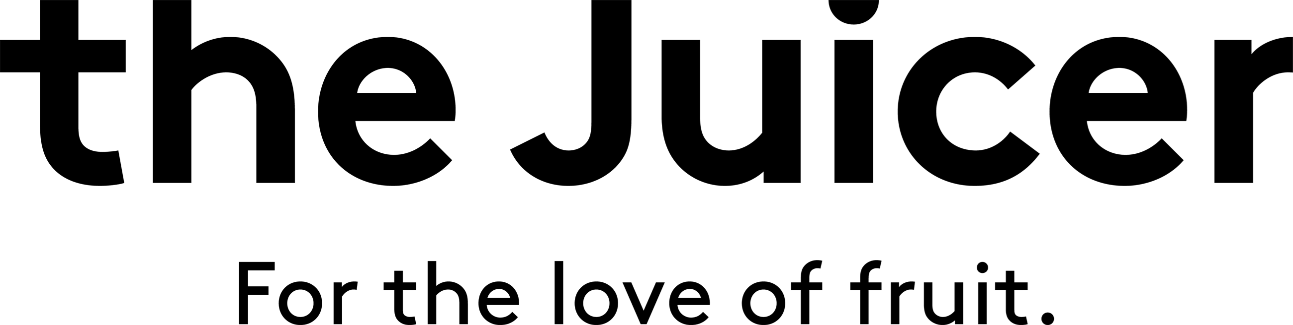 the juicer logo payoff black